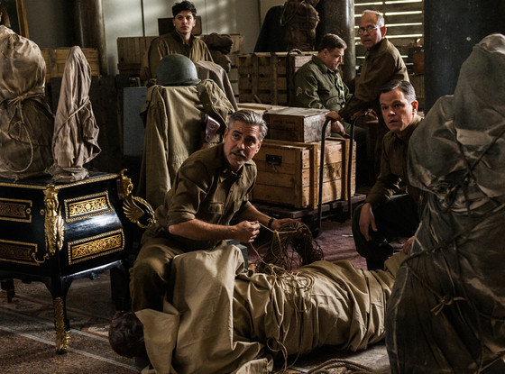 Matt Damon, George Clooney, The Monuments Men Matt Damon, George Clooney, The Monuments Men